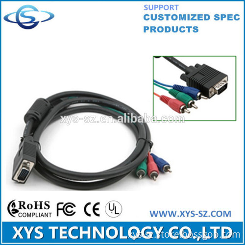 vga to 3 rca component video cable